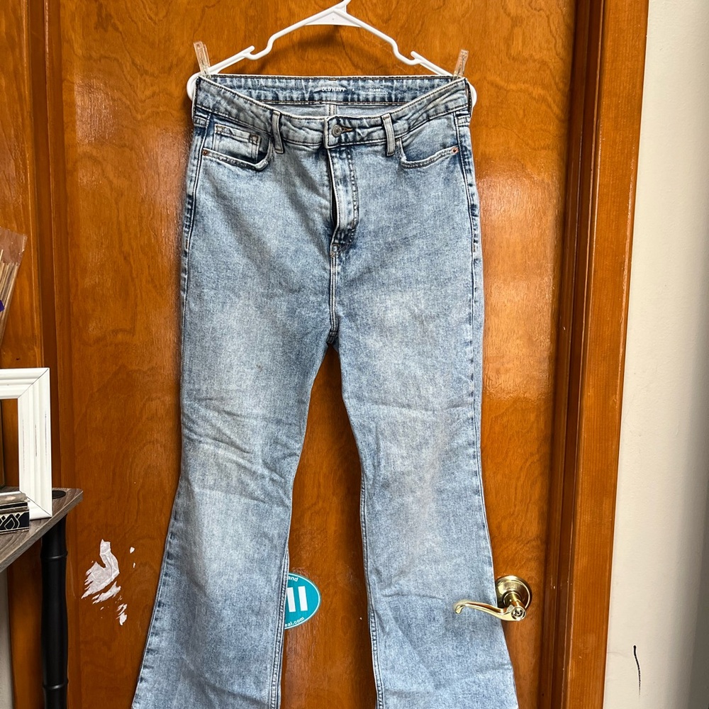 Old Navy Light Blue Flare Jeans